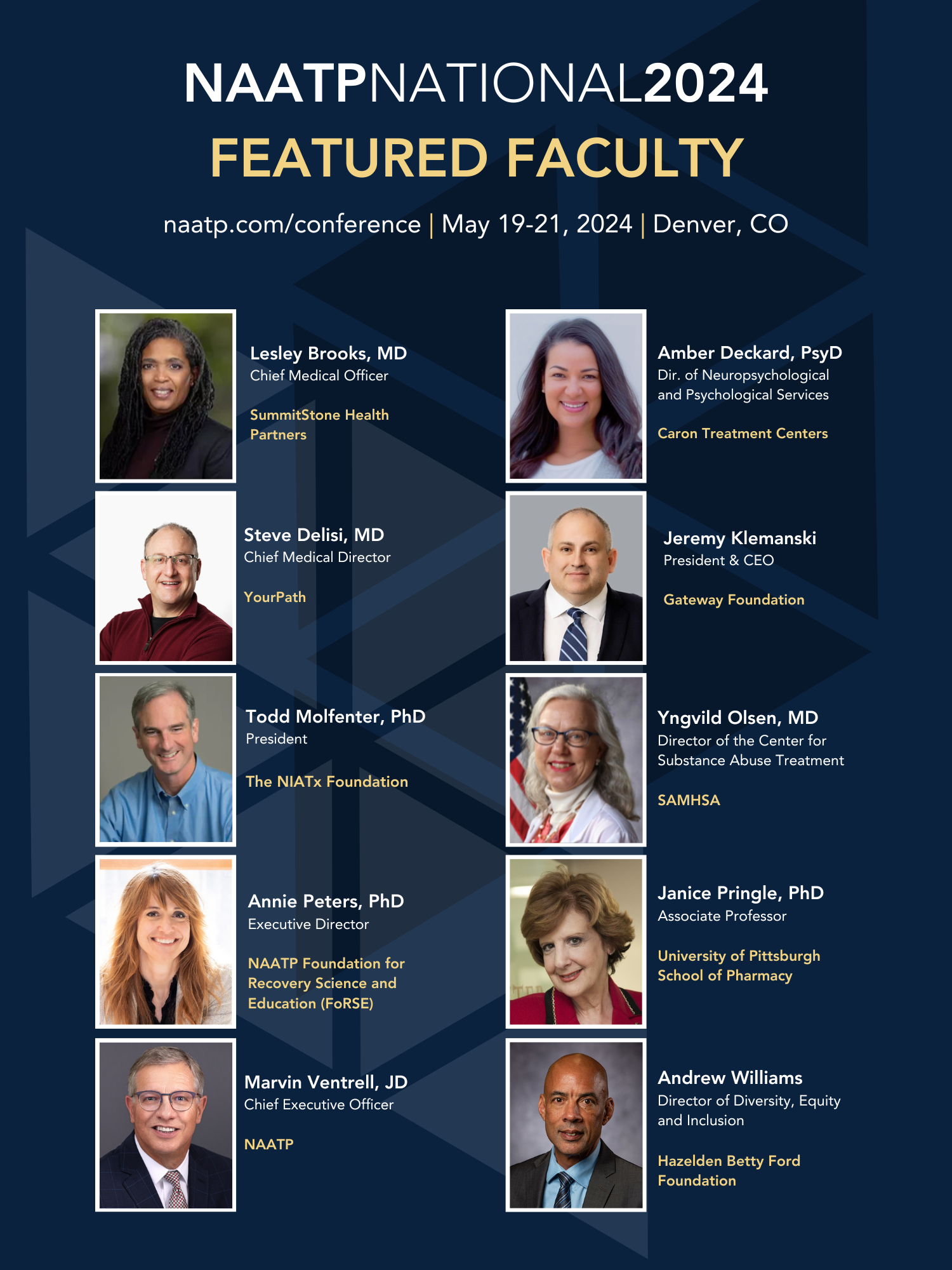 NAATP National 2024 Featured Faculty National Association of